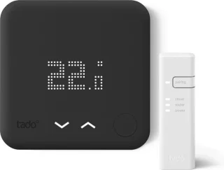 tado° Slimme Thermostaat V3+ Bedraad Zwart Starterskit