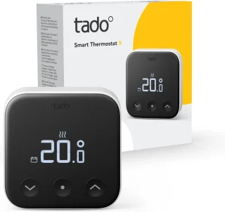 tado° Slimme Thermostaat X Bedraad Zwart/Wit