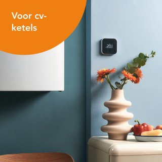 tado° Slimme Thermostaat X Bedraad Zwart/Wit