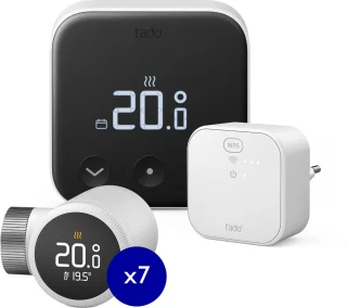 tado° Slimme Thermostaat X Bundel Bedraad Zwart/Wit
