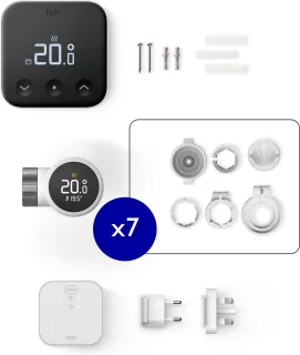 tado° Slimme Thermostaat X Bundel Bedraad Zwart/Wit
