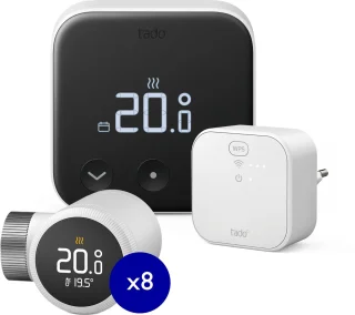 tado° Slimme Thermostaat X Bundel Bedraad Zwart/Wit