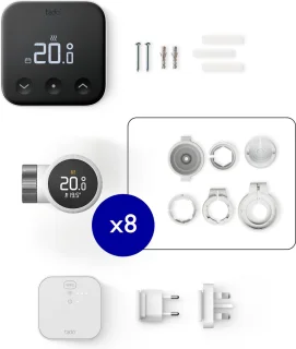 tado° Slimme Thermostaat X Bundel Bedraad Zwart/Wit