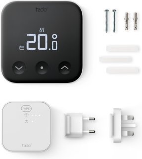 tado° Slimme Thermostaat X Starterskit Matter Bridge Bedraad Zwart/Wit