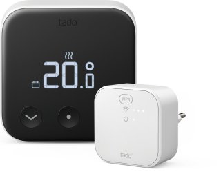 tado° Slimme Thermostaat X Starterskit Matter Bridge Bedraad Zwart/Wit