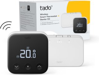 tado° Slimme Thermostaat X Starterskit Zwart/Wit