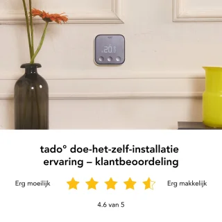 tado° Slimme Thermostaat X Starterskit Zwart/Wit