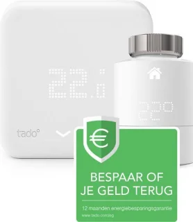 tado° Starterkit Slimme Thermostaat V3+ inclusief 2 Radiatorknoppen