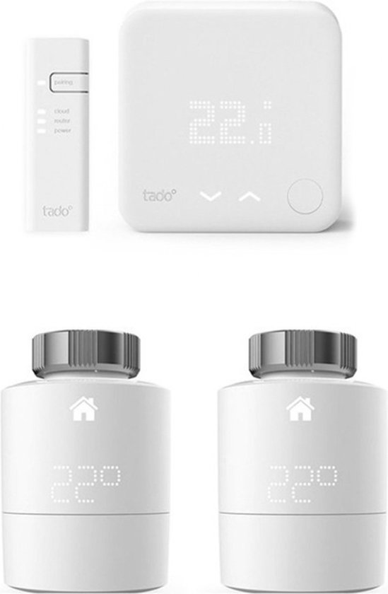 tado° Starterkit Slimme Thermostaat V3+ inclusief 2 Radiatorknoppen review