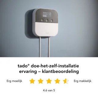 tado° Warmtepomp Optimizer X Bedraad Zwart Wit