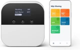 tado° Warmtepomp Optimizer X Bedraad Zwart Wit