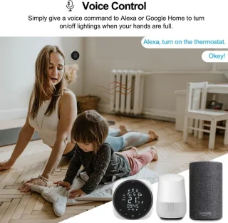 TechU Slimme Thermostaat Cozy Wit Gas Boiler