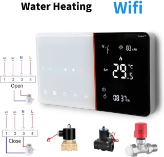 TechU Slimme Thermostaat Ease Wit Gas Boiler