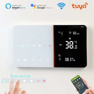TechU Slimme Thermostaat Ease Wit Gas Boiler