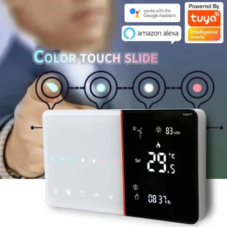 TechU Slimme Thermostaat Ease Wit Gas Boiler