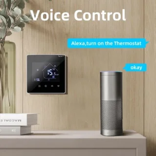 TechU™ Slimme Thermostaat Max - CV-ketel - Zwart/Wit