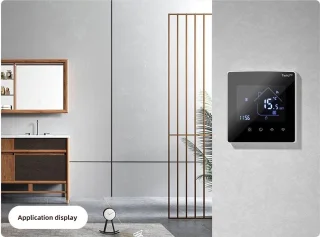TechU™ Slimme Thermostaat Max Elektrische Vloerverwarming Zwart-Wit