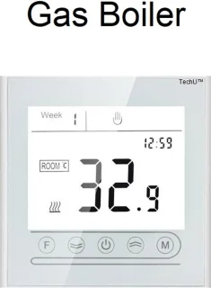 TechU Slimme Thermostaat Optimum Wit