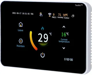 TechU Slimme Thermostaat Trust Zwart-Wit CV-ketel