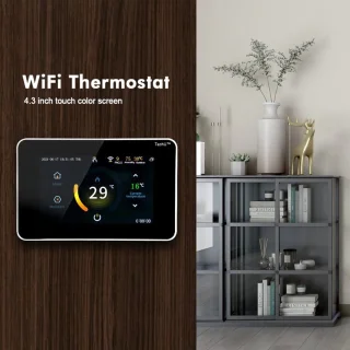 TechU Slimme Thermostaat Trust Zwart-Wit CV-ketel