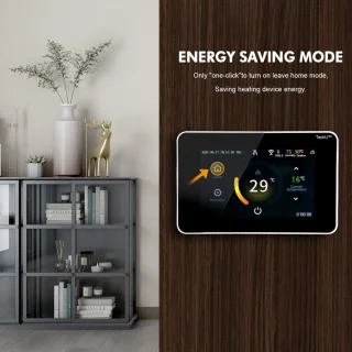 TechU Slimme Thermostaat Trust Zwart Wit Elektrische Vloerverwarming