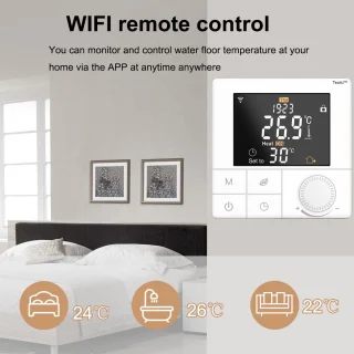 TechU Smart Thermostaat Life Wit voor CV-ketel