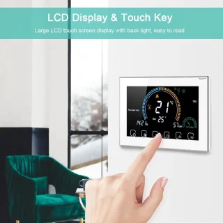 TechU Smart Thermostaat Relax Wit Elektrische Vloerverwarming