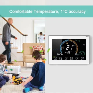 TechU Smart Thermostaat Relax Wit Elektrische Vloerverwarming