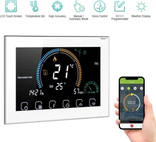 TechU Smart Thermostaat Relax Wit Elektrische Vloerverwarming
