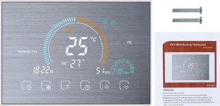 TechU Smart Thermostaat Relax Zilver elektrische vloerverwarming