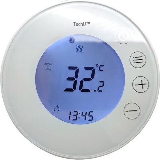 TechU Smart Thermostaat Round Wit Alleen CV-ketel review