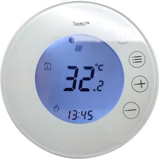 TechU Smart Thermostaat Round Wit Gas Boiler