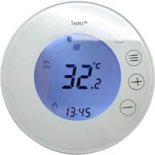 TechU Smart Thermostaat Round Wit Gas Boiler