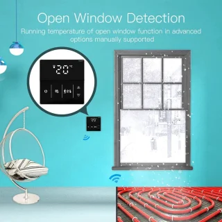 TechU Smart Thermostaat Thin Wit CV-ketel