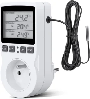 Temperatuurregelaar thermostaatstekker 200–250V review