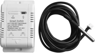 Temperatuurschakelaar sensor - slimme thermostaat - wit