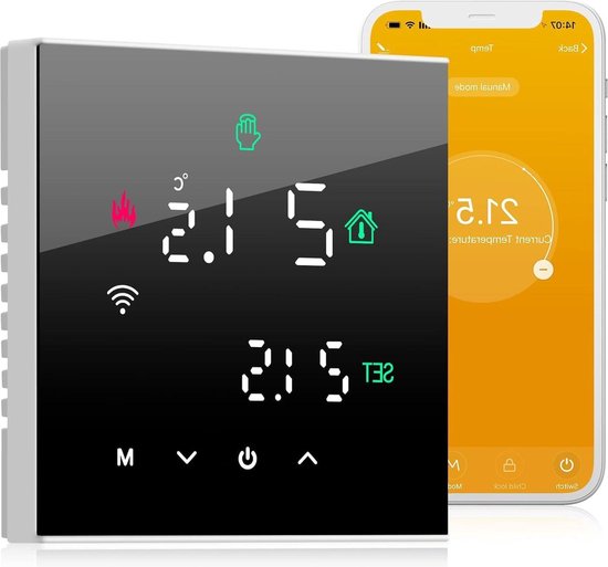 TGW60B-WIFI-WP Programmeerbare Thermostaat Zwart review