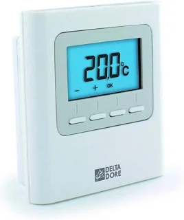 Thermostaat elektrische verwarming wit
