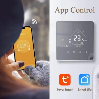 Thermostaat met touchscreen voor elektrische vloerverwarming