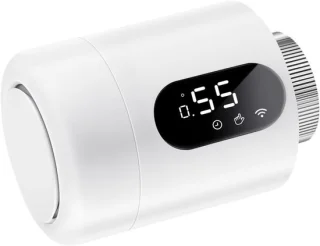 Thermostaat radiator ventil TRV programmeerbaar wit