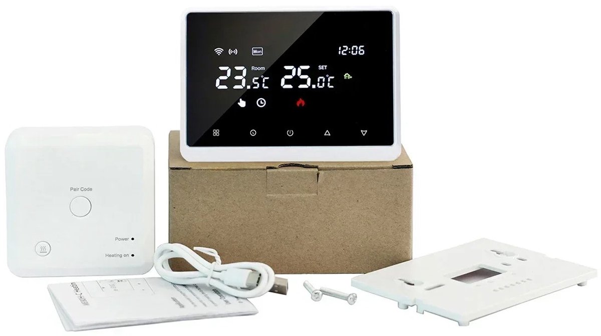 De Thermostaat Slim Voor Gasketel Boiler Waterverwarming in één oogopslag