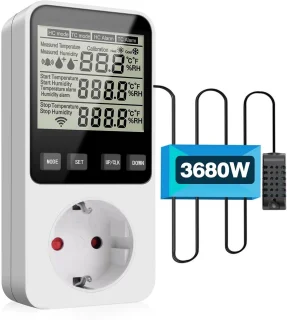 Thermostaat Socket Temperatuur- en vochtigheidsschakelaar