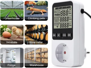 Thermostaat Socket Temperatuur- en vochtigheidsschakelaar
