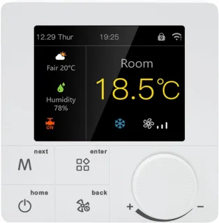 Thermostaat voor airconditioning (4-buissysteem)