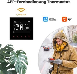 Thermostaat voor elektrische vloerverwarming