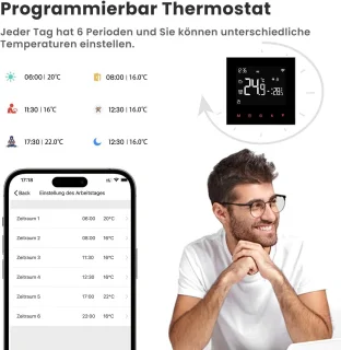 Thermostaat voor elektrische vloerverwarming