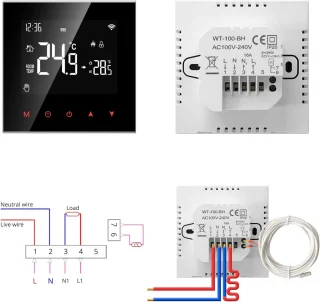 Thermostaat voor elektrische vloerverwarming