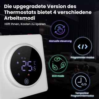 Thermostaat voor elektrische vloerverwarming
