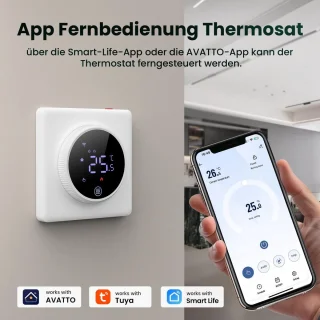 Thermostaat voor elektrische vloerverwarming
