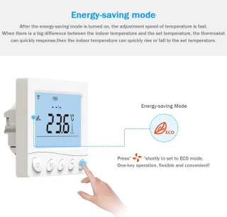 Thermostaat voor elektrische vloerverwarming